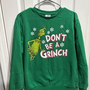 Green Grinch Graphic Sweatshirt
